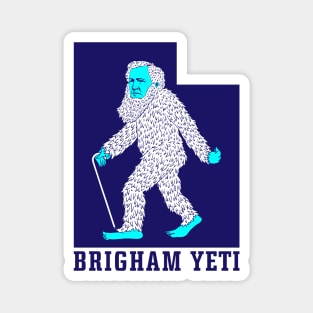 Brigham Yeti in Utah Magnet