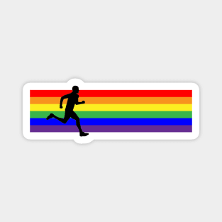 Rainbow Runner Magnet