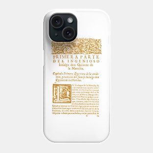 don quixote Phone Case