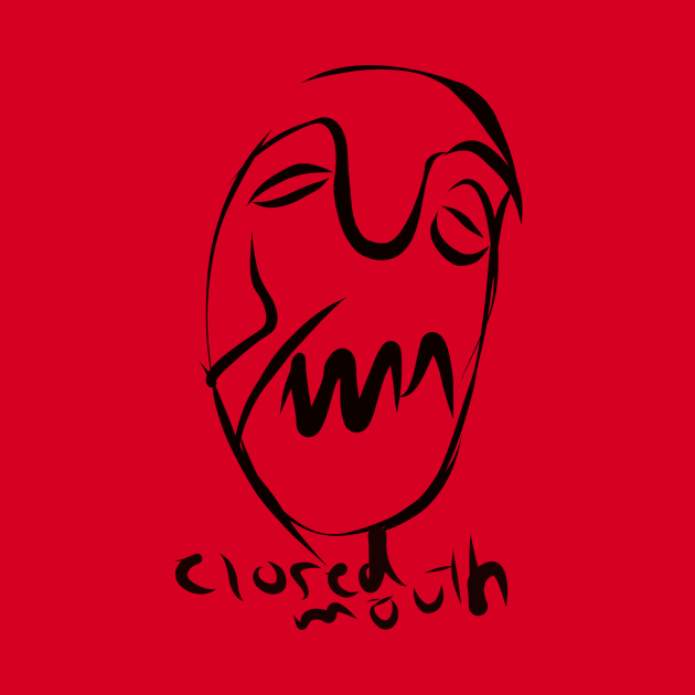 Closed mouth art by Respecteddesign1