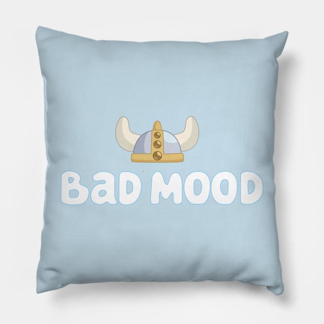 Bluey - Bad Mood Pillow by HighResPrints
