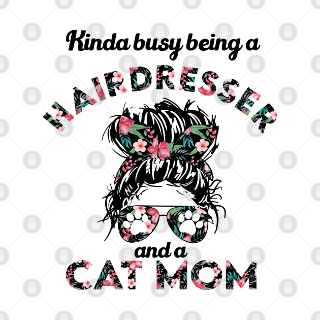 Hairdresser cat mom funny gift . Perfect present for mother dad friend him or her by SerenityByAlex