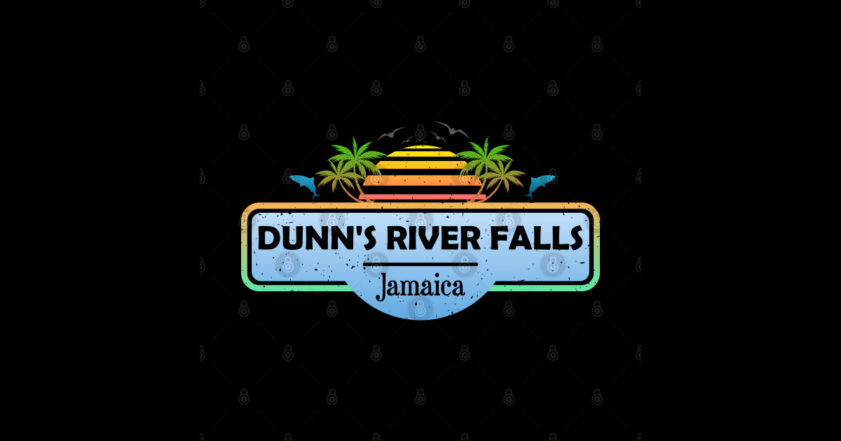 Dunns River Falls Beach Jamaica, Palm Trees Sunset Summer Dunns River