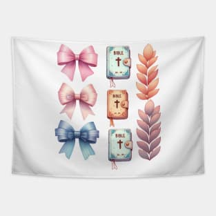 Coquette bible design Tapestry