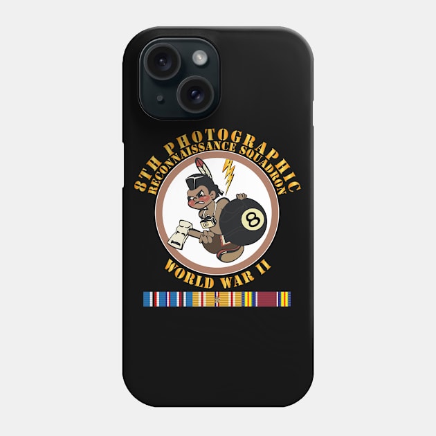 8th Photographic Reconnaissance Squadron - WWII w PAC SVC Phone Case by twix123844