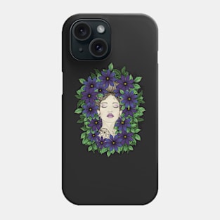 Beautiful Moments Of Peace Dark Purple Phone Case