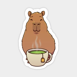 Capybara Green Tea Magnet