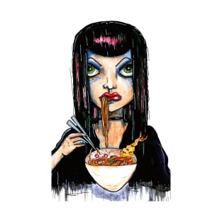 Goth Ramen (image) T-Shirt