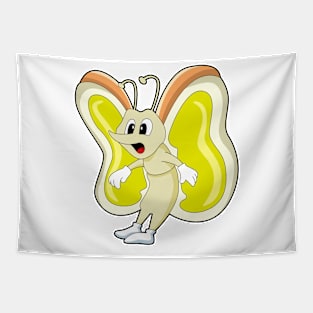 Butterfly yellow Tapestry