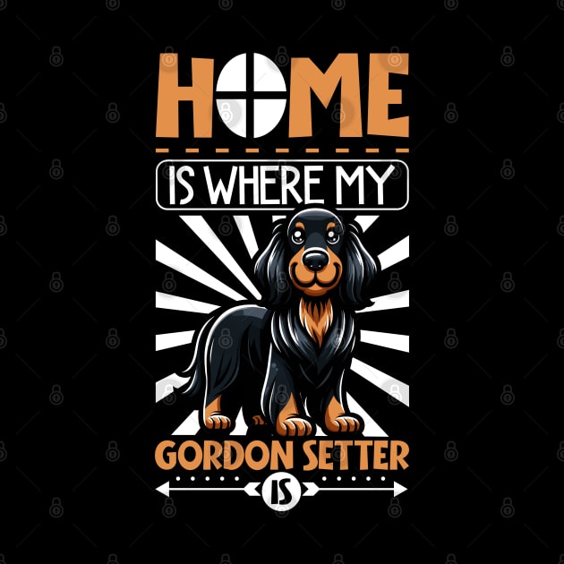 Home is with my Gordon Setter by Modern Medieval Design