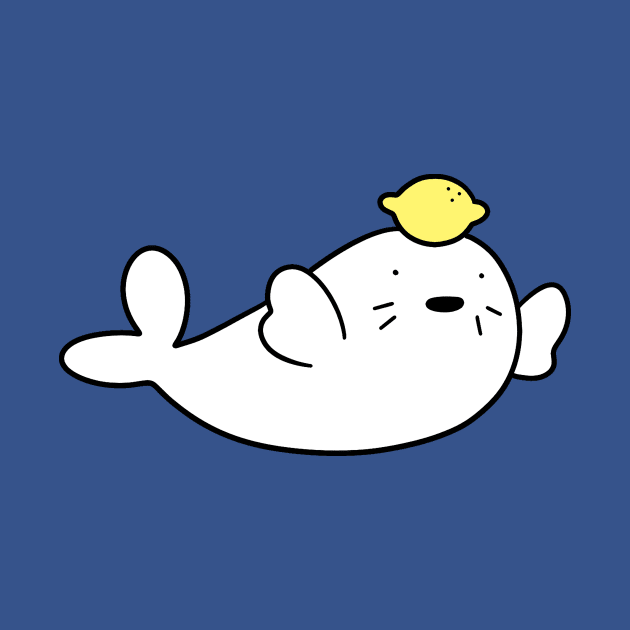 Lemon Baby Harp Seal by saradaboru