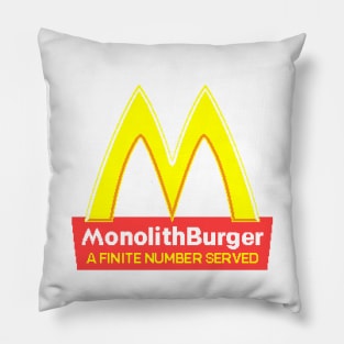 Monolith Burger 8-bit Pillow