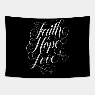 Faith, hope, love Tapestry