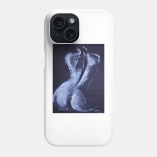 Black And White Back - Female Nude Phone Case