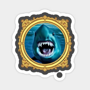 Portrait of a Shark Magnet