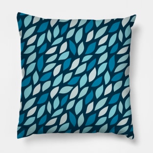 Icy foliage Pillow