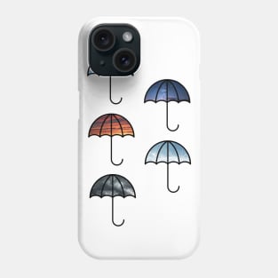 Umbrella sky Phone Case