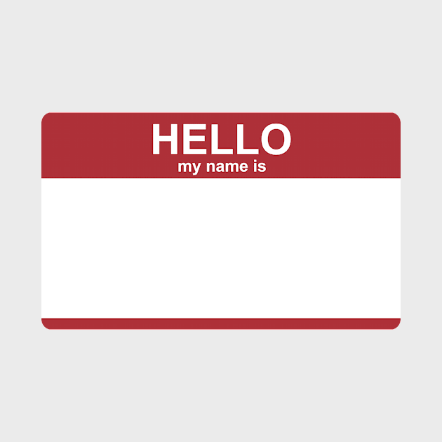 Hello my name is by PaletteDesigns