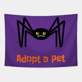 Adopt a Pet Spooky Spider Tapestry