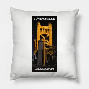 Tower Bridge, Sacramento Pillow