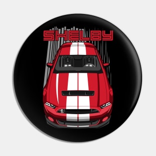 Shelby GT500 S197 - Red & White Pin