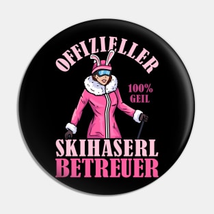 Offizieller Skihaserl Betreuer I Apres Ski I Jagatee Party design Pin