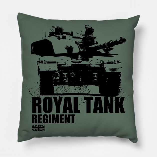 Royal Tank Regiment Pillow by TCP