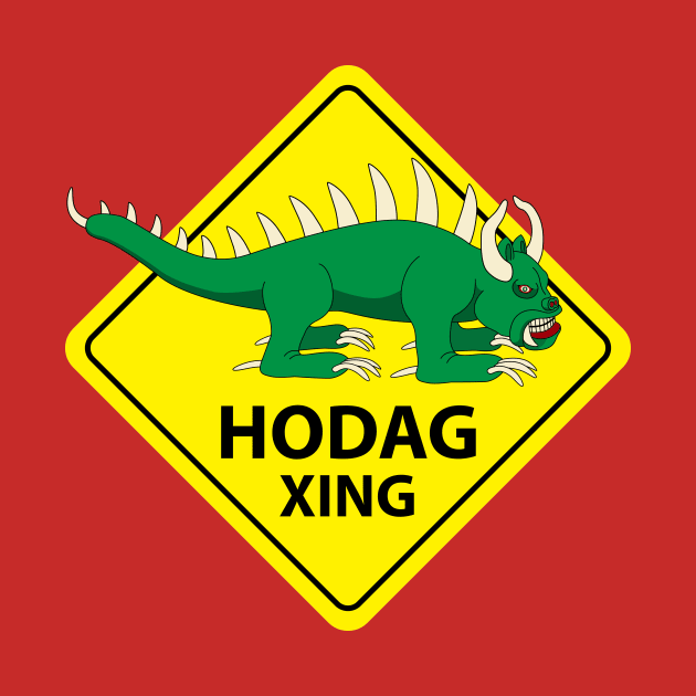 Hodag Crossing Sign by BlueSkyTheory