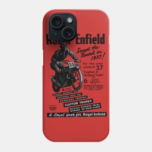 Gorgeous 1937 Royal Enfield Motorcycles Phone Case