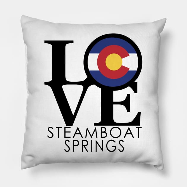 LOVE Steamboat Springs Pillow by HomeBornLoveColorado