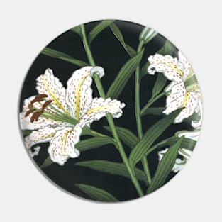 Golden Banded Lily by Kawase Hasui Pin