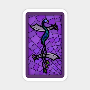 Mollymauk Tealeaf Stained Glass Magnet