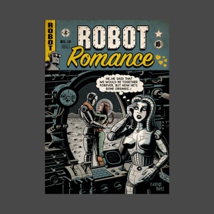 Robot Romance comic book (small) T-Shirt