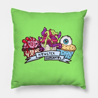 Monster Cupcakes Pillow