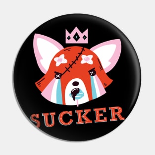 Red Panda Sucker Pin