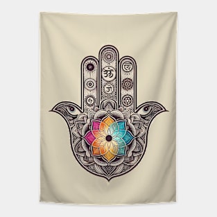 Hamsa Hand Tapestry