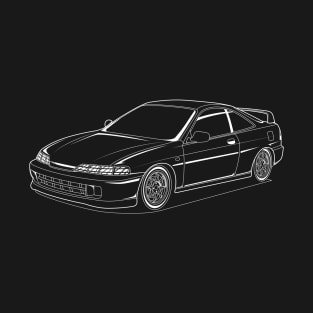 Jdm integra white line T-Shirt