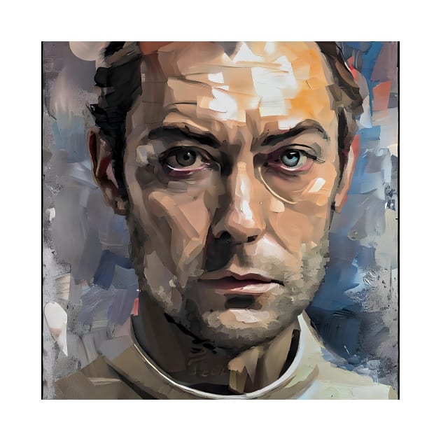 portrait of Jude Law by bogfl