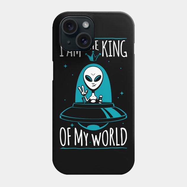 Alien King Phone Case by Malchev