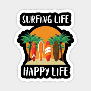 SURFING LIFE - HAPPY LIFE Magnet