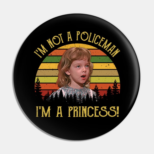 Vintage Charactor I'm A Princess Movie Gift Pin by Anthropomorphic