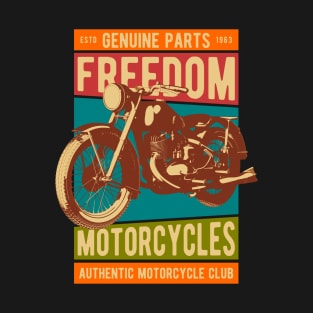 Motorcycle freedom custom garage T-Shirt