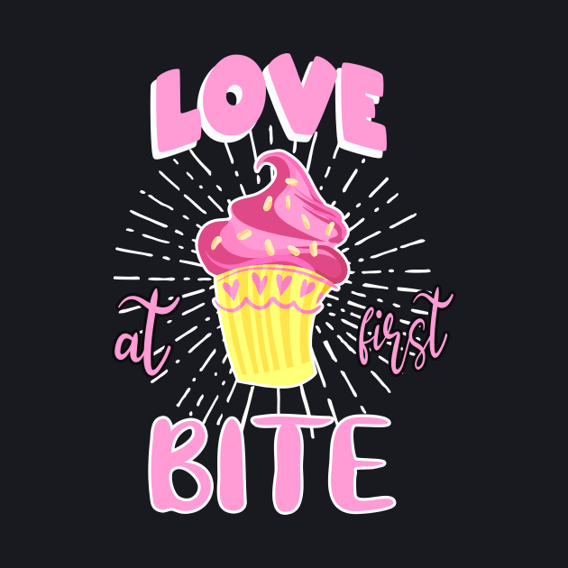 Love at first bite Cupcake by Foxxy Merch