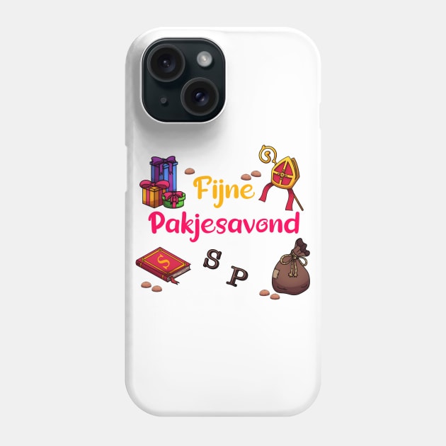 Fijne Pakjesavond Phone Case by TheMaskedTooner