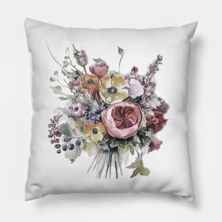 Bouquet of summer flowers Pillow