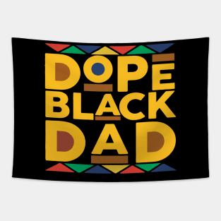 Black History Month Family Matching Melanin Dope Black Dad Tapestry