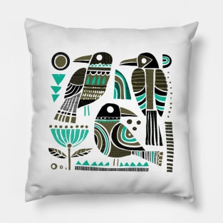 Three Crows Pillow