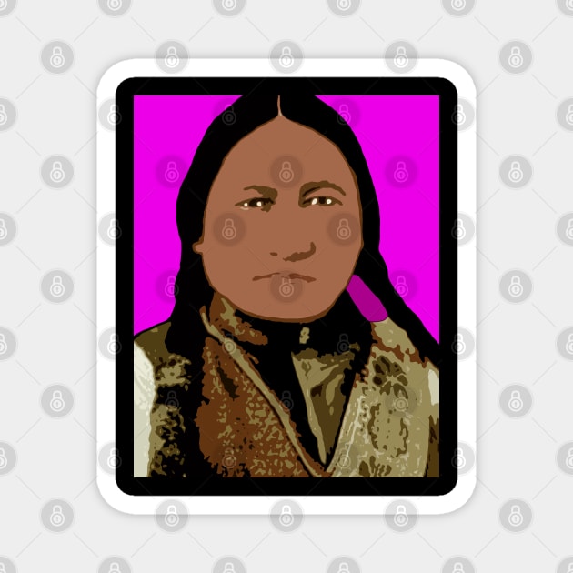 sitting bull Magnet by oryan80