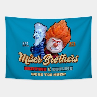 Miser Brothers Cooling & Heating Est 1974 Tapestry