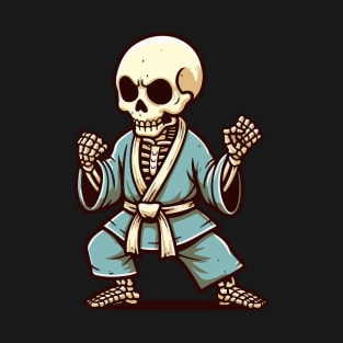 Martial art Skeleton T-Shirt